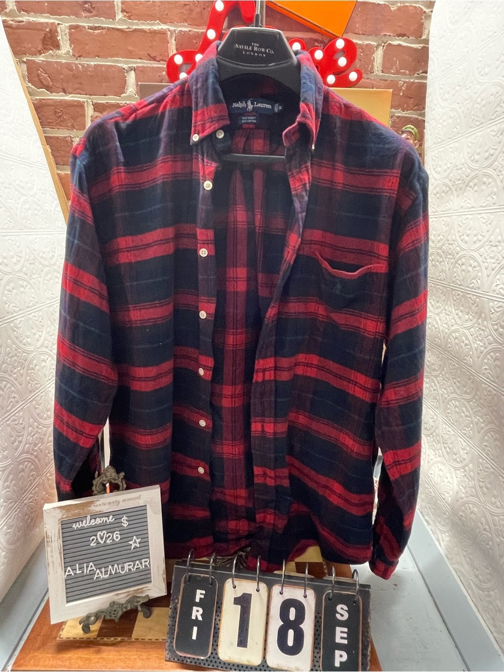 Ralph Lauren Flannel big shirt
